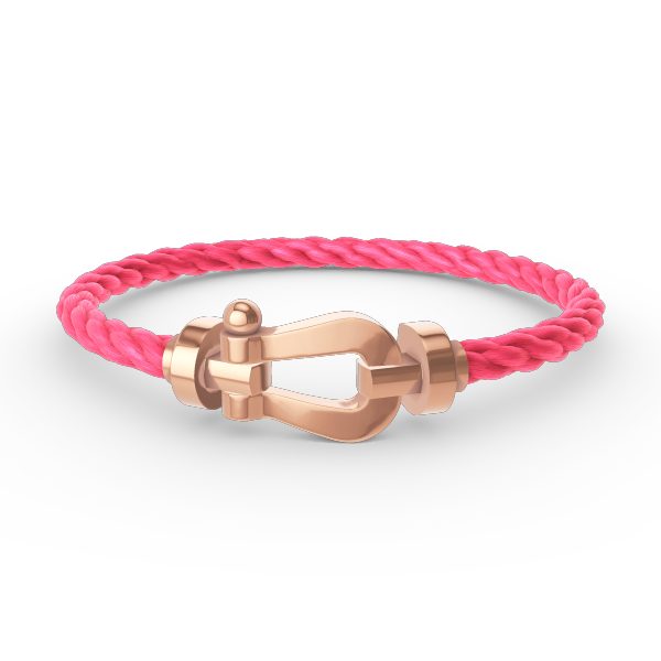 ??MIRA?¡¥FORCE LARGE HORSESHOE NO DIAMOND BRACELET ROSE GOLD