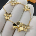 ??MIRA?¡¥FRIVOLE GOLD 5 FLOWERS BRACELET