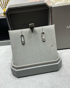 [MIRA] MOVE UNO SMALL 1 DIAMOND EARRINGS