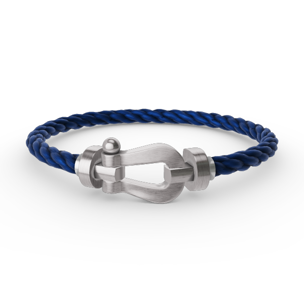 ??MIRA?¡¥FORCE LARGE HORSESHOE NO DIAMOND BRACELET SILVER