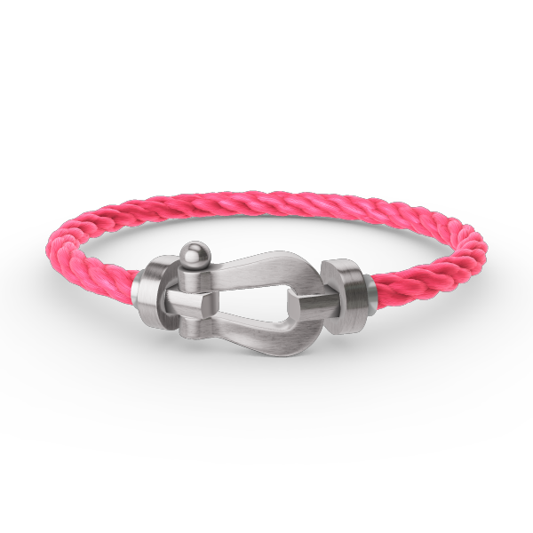 ??MIRA?¡¥FORCE LARGE HORSESHOE NO DIAMOND BRACELET SILVER